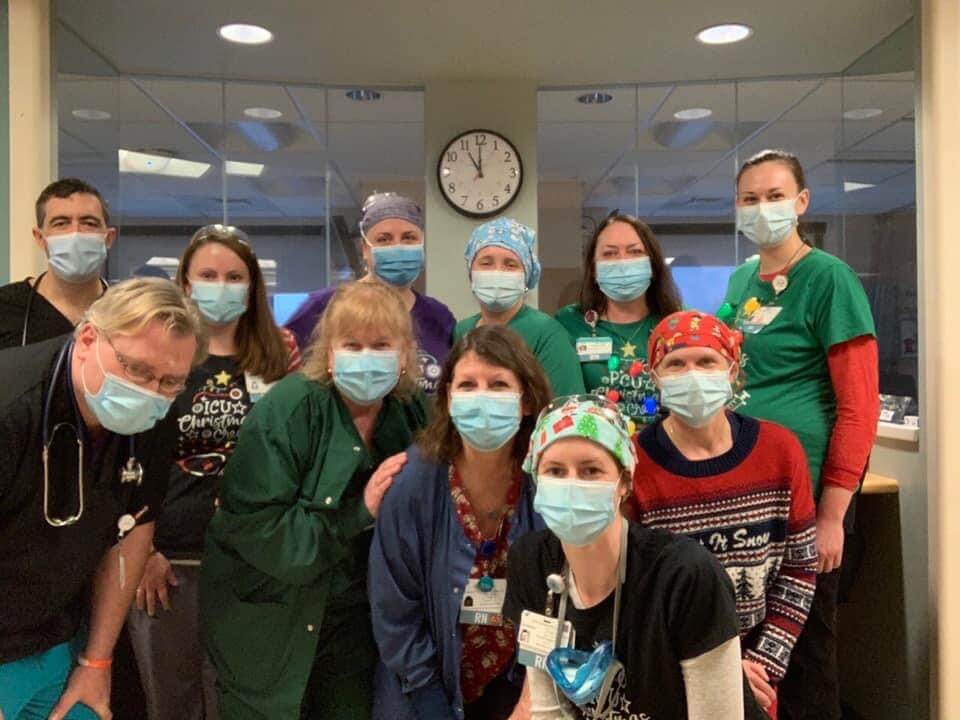 Group with masks